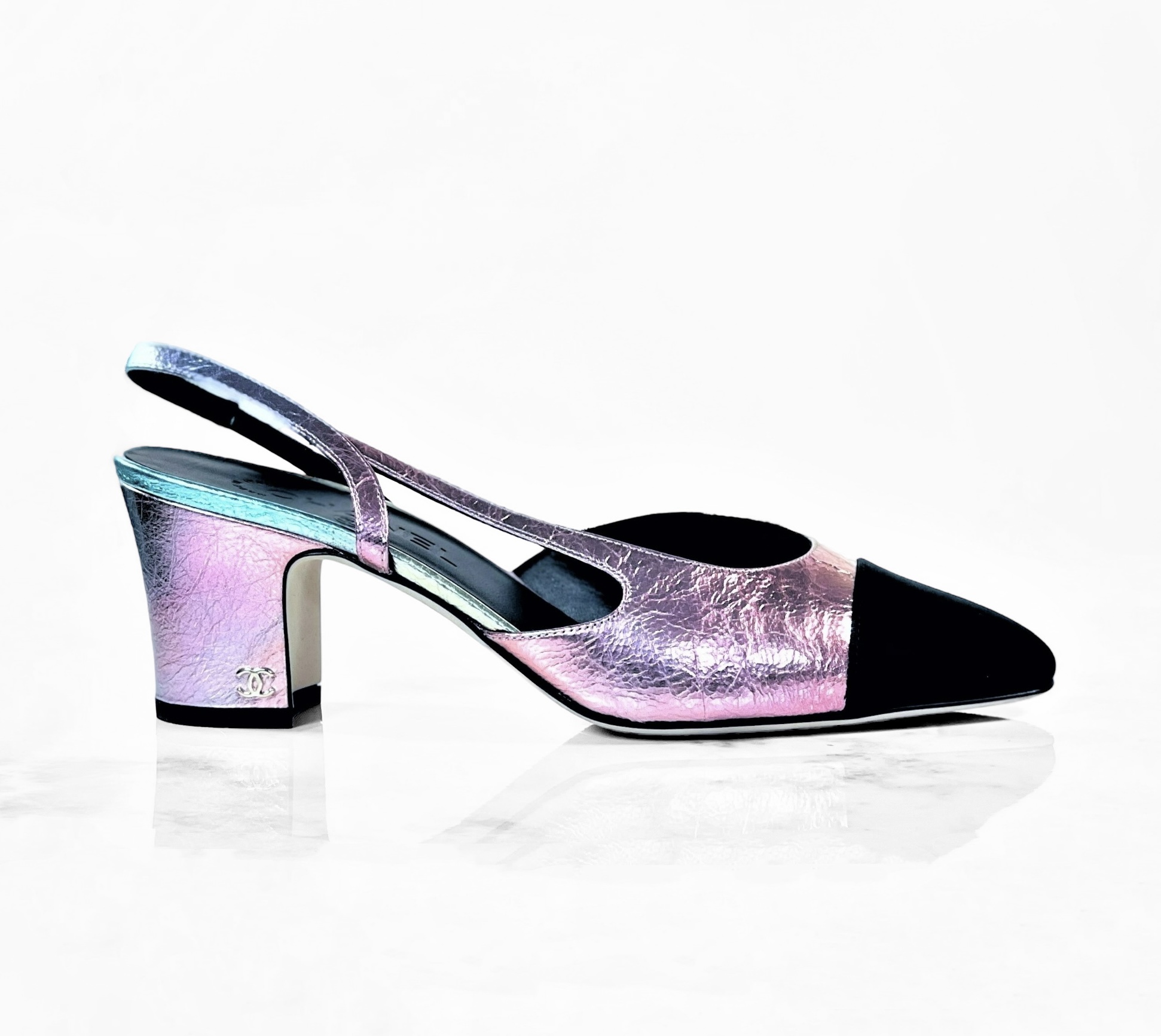 Chanel Sling-Back Multicolor Shoes – MILNY PARLON
