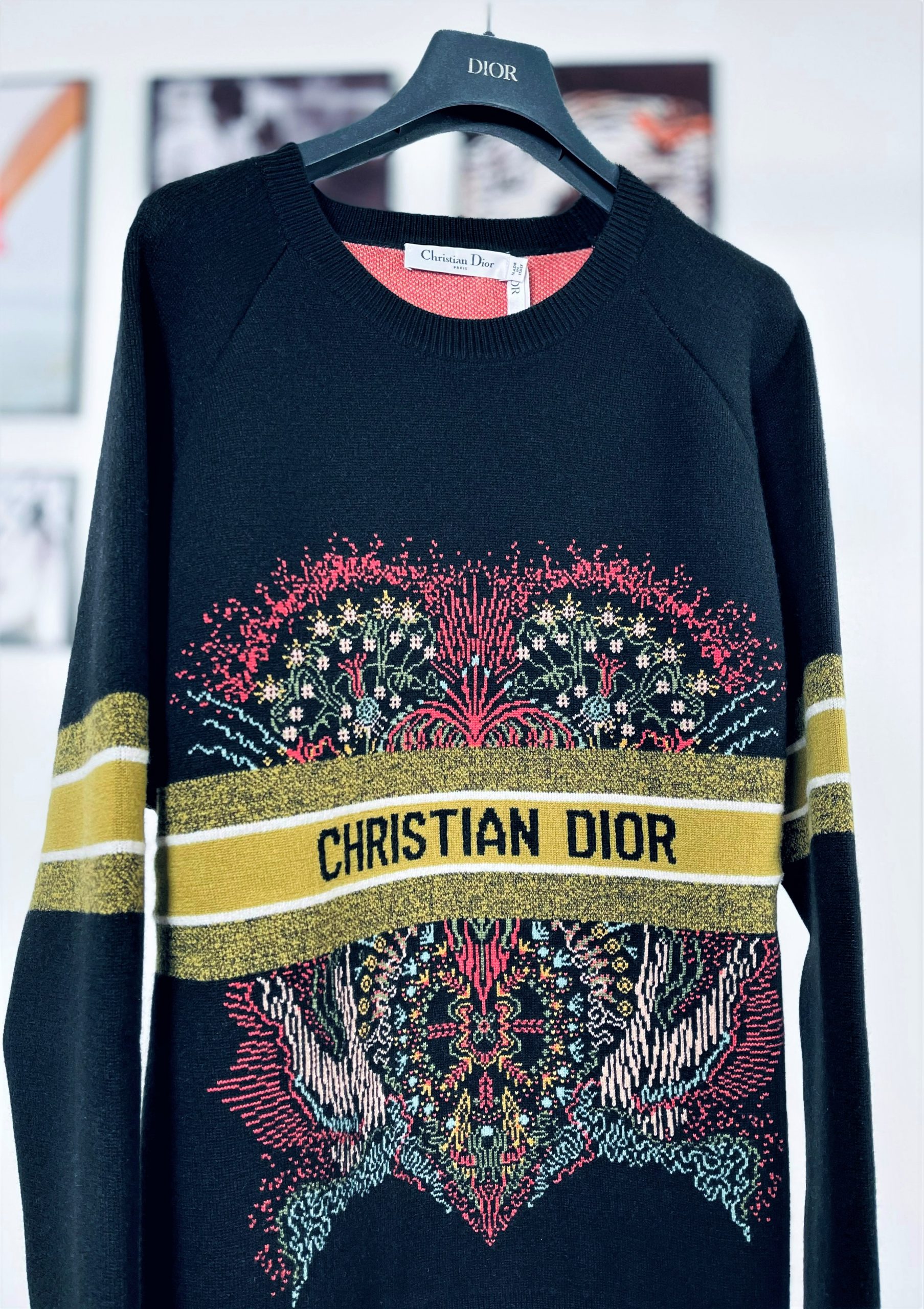 Dior Black Knitwear Heart Sweater – MILNY PARLON