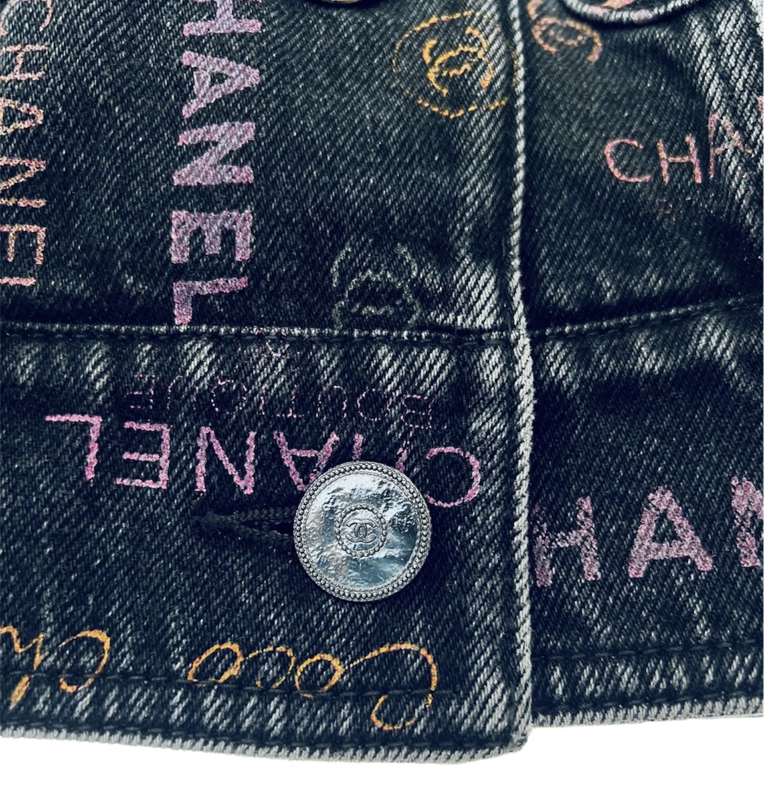 Chanel Printed Denim Jacket – MILNY PARLON