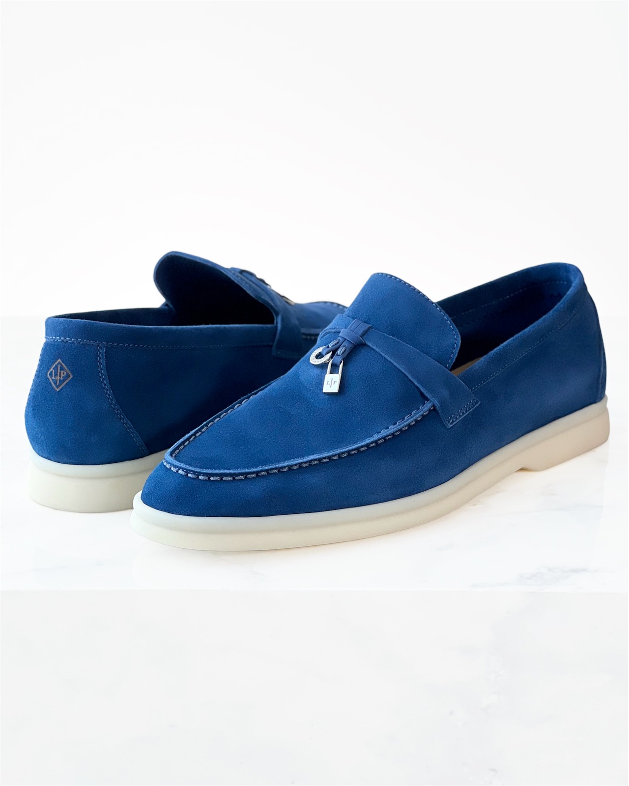 Loro Piana Charms Suede Loafers MILNY PARLON